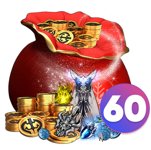 Великий Мішок Санти (60 шт.)